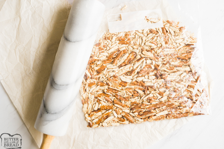 salatini, schiacciati dai biscotti