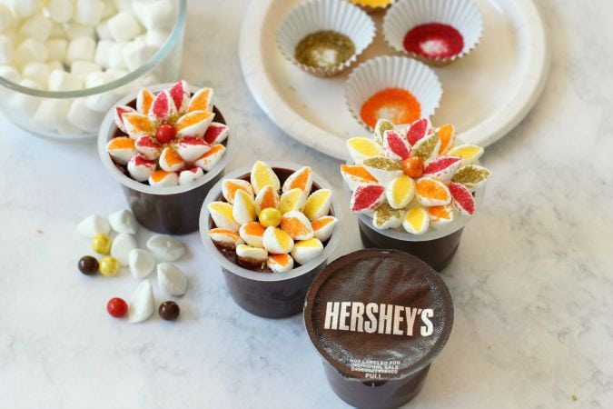 Budino Toppers marshmallow autunno fiorito di Hershey - 