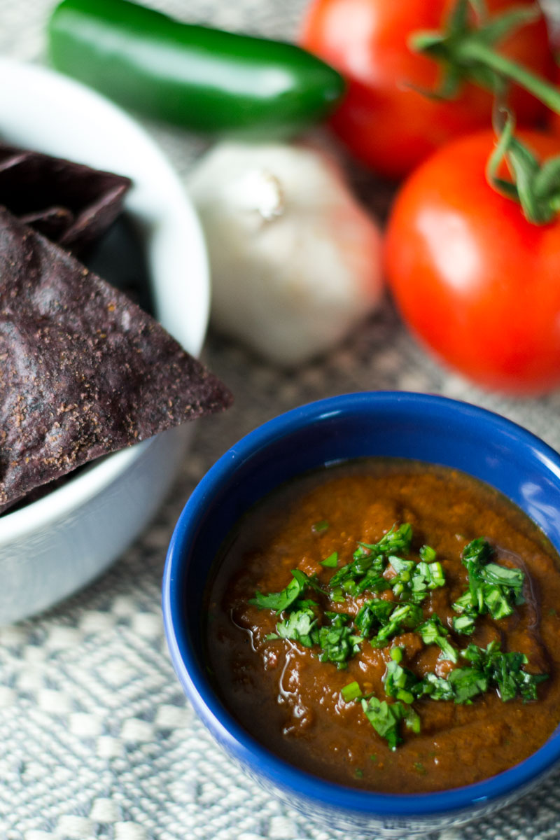 Autentica salsa messicana con erbe