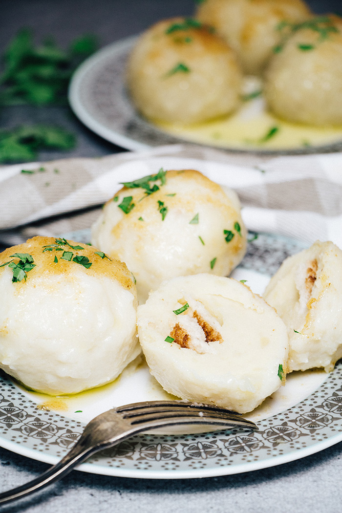 Una versione tedesca di gnocchi con purè di patate lesse