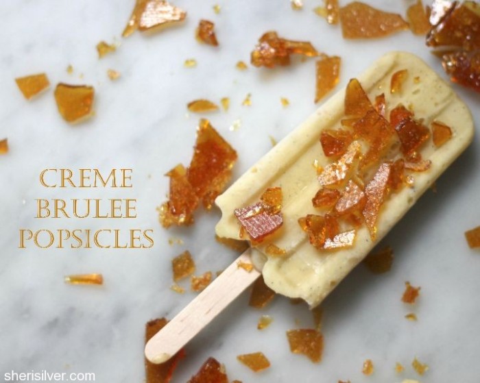 ghiaccioli alla crema di brulée