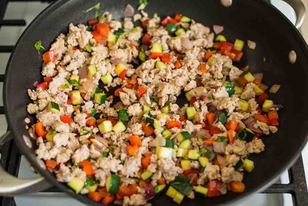 Impacchi di lattuga di pollo Teriyaki