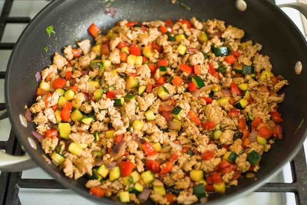 Impacchi di lattuga di pollo Teriyaki