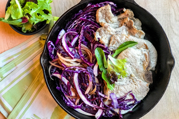 Skillet Easy Balsamic Honey Pork Y Red Col | 31Daily.com