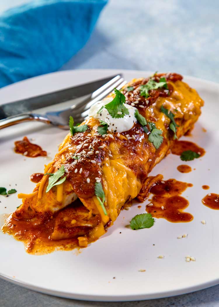 Enchiladas di patate e manzo
