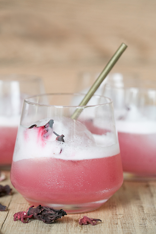 Gin acido di ibisco