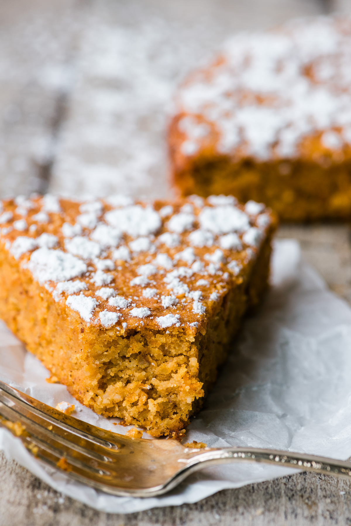torta di spezie di zucca senza farina