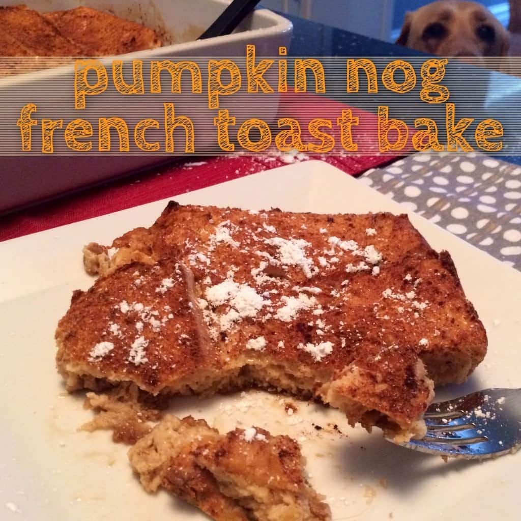 toast alla zucca con toast alla francese
