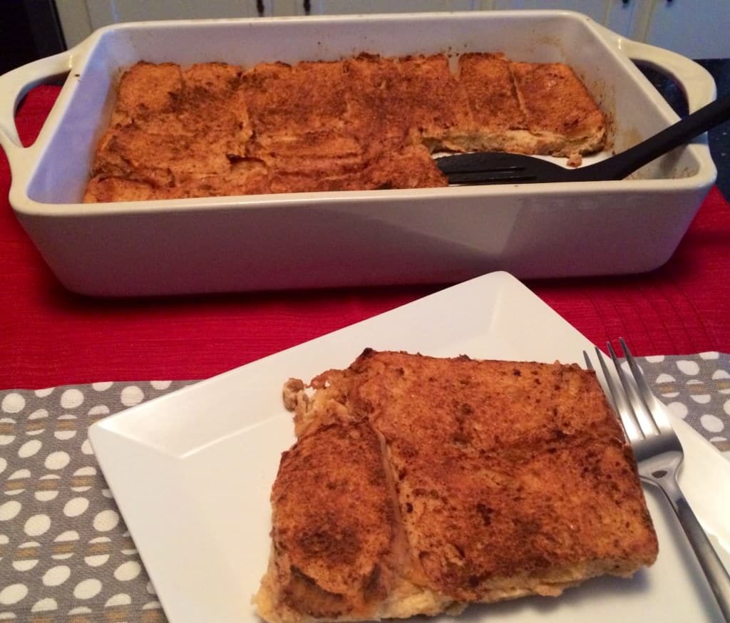 Toast di zucca francese e zabaione