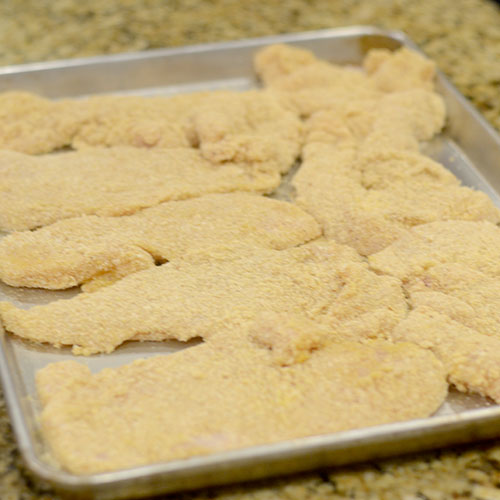 Pollo impanato 