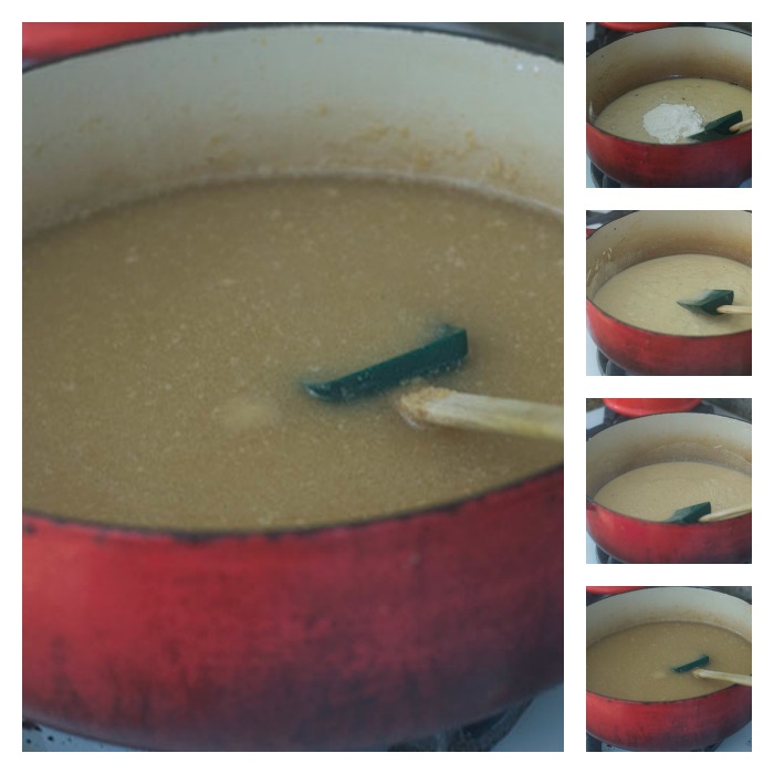 Creazione del Roux color caramello Creazione del Roux color caramello