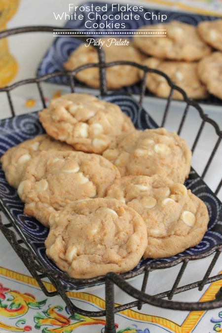 Biscotti con scaglie glassate di fiocchi bianchi de 