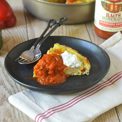 Frittata italiana di Ricota Marinara di 