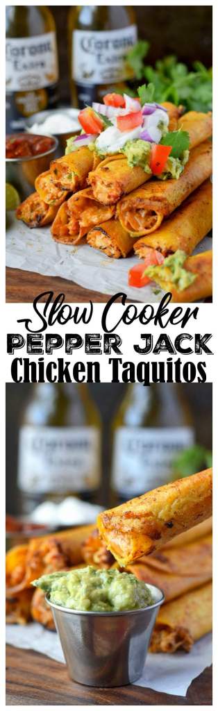 Taquitos di pollo con pollo al pepe 