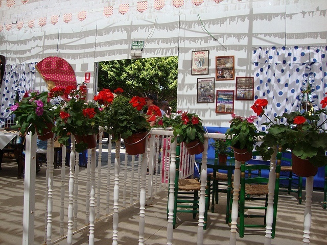 Uno stand tradizionale nella Real de la Feria de Malaga