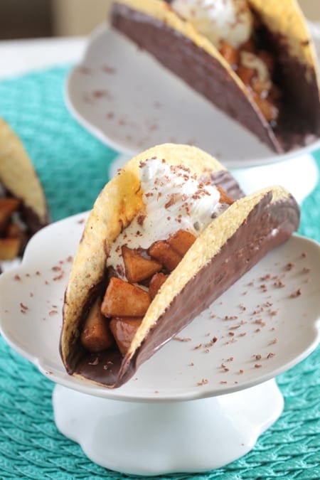 Torta di mele Taco al cioccolato 