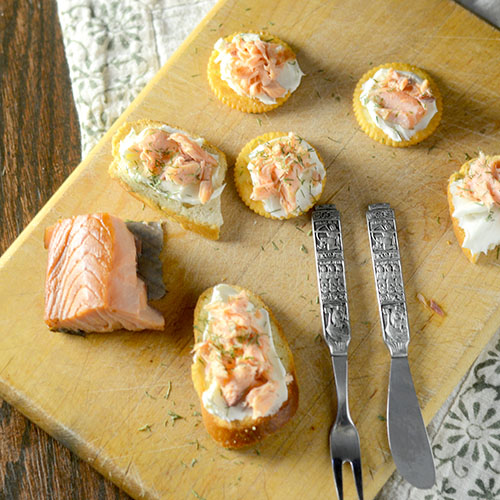 Crostini Di Salmone Affumicato