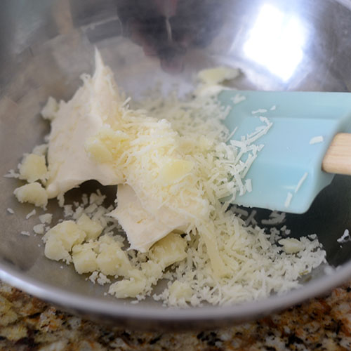 Crema di formaggio e formaggio 