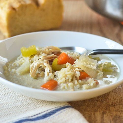 Nutri la tua anima anche con zuppa di riso con verdure di pollo