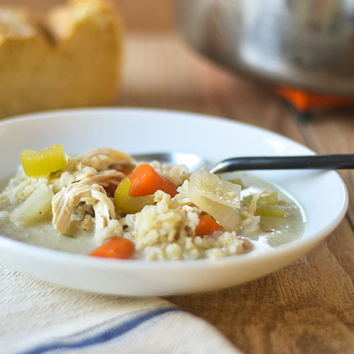 Nutri la tua anima anche con zuppa di riso con verdure di pollo