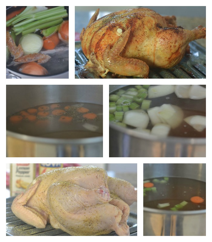 Sviluppare brodo di pollo e zuppa