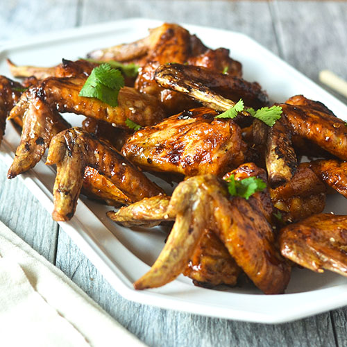Ali di pollo asiatiche 