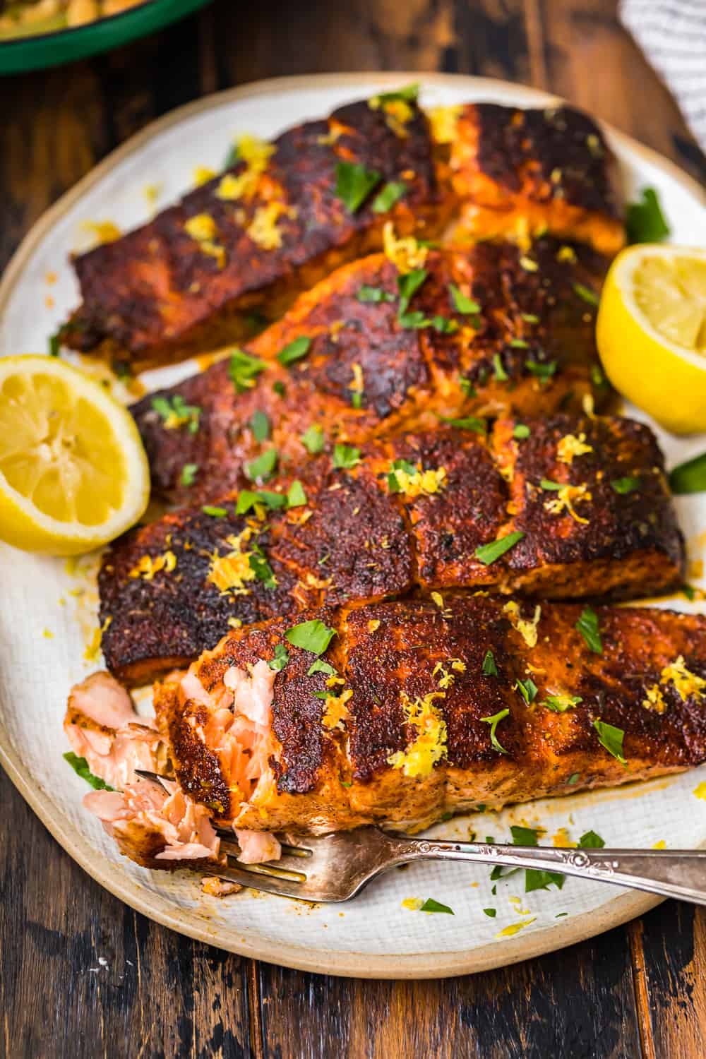 filetto di forchetta e salmone