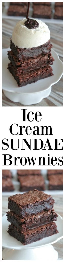 Gelato Sundae Brownies 