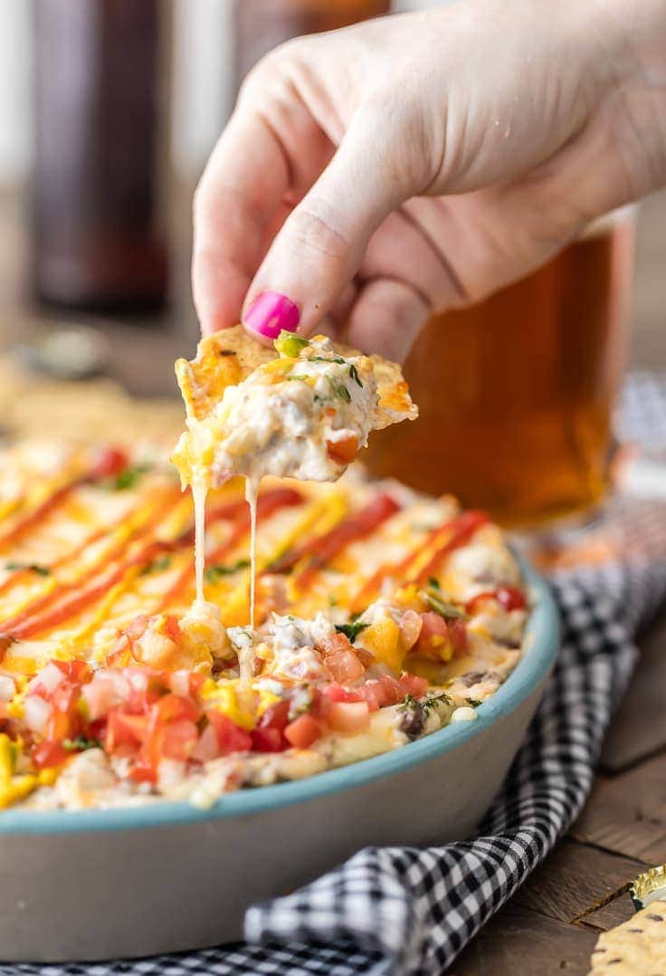sumergir un chip en un baño