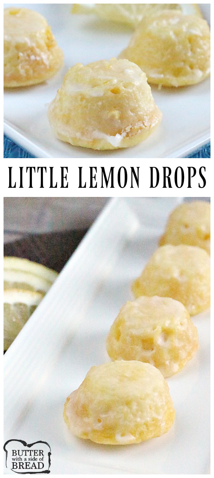 Le piccole gocce di limone sono deliziosi snack di dimensioni ridotte che iniziano con un mix di torte, sono il regalo perfetto da portare alla tua prossima festa!