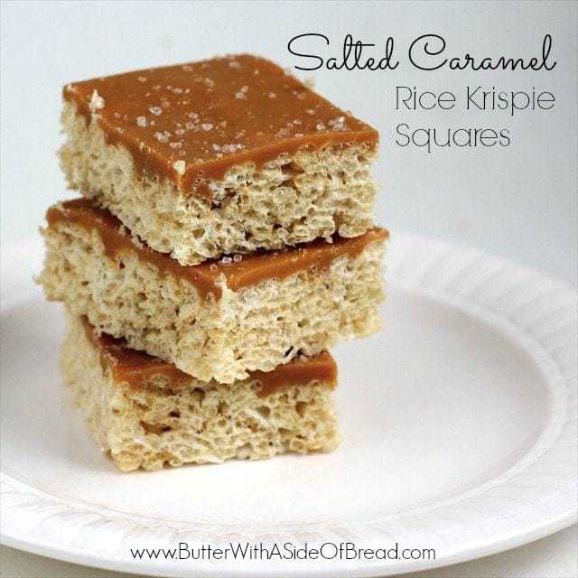 CUADRADOS DE ARROZ CON CARAMELO SALADO: 
