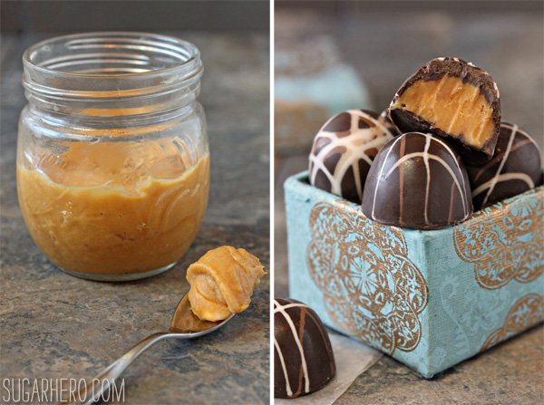 Tartufi al cioccolato bianco caramellato | SugarHero.com Tartufi al cioccolato bianco caramellato | SugarHero.com