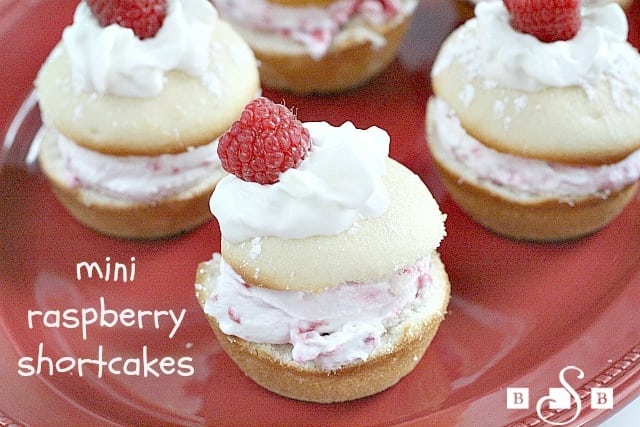 Raspberry Mini Shortcakes -