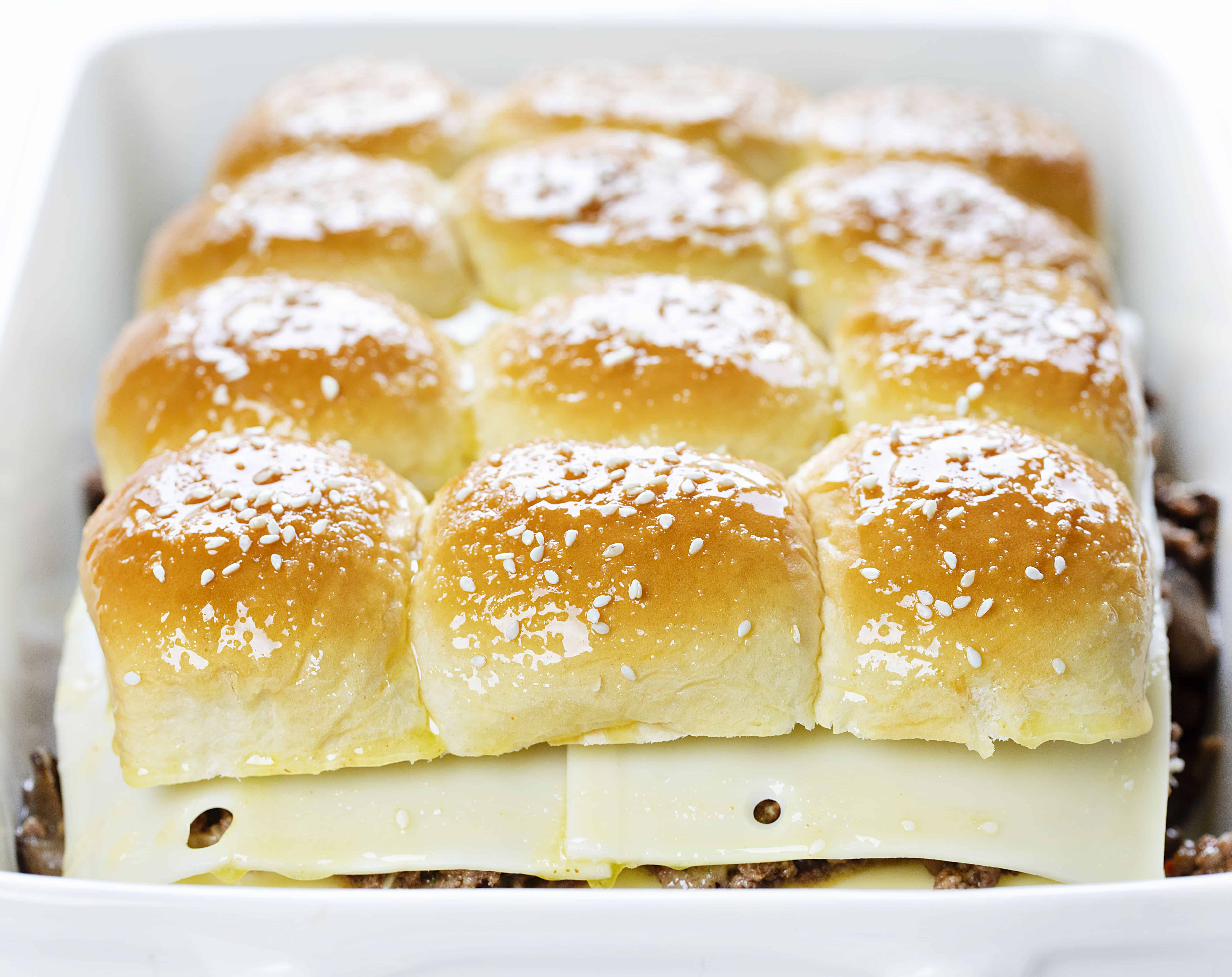 Receta Swiss Slider de champiñones