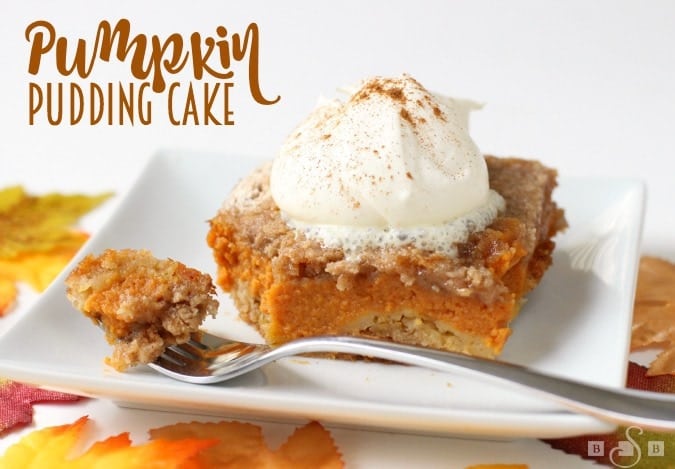 Il budino di zucca è fatto con mix di torta, ripieno di torta di zucca, burro e cannella. È un'alternativa perfetta e deliziosa alla torta di zucca!