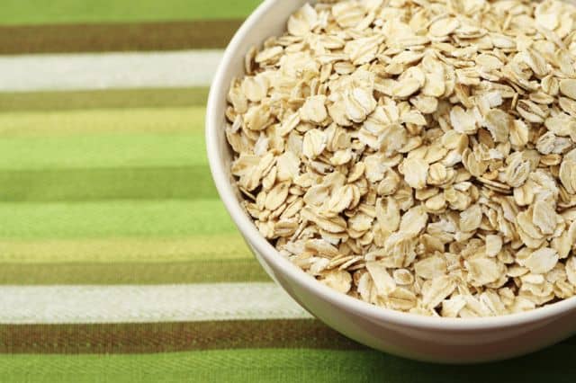 una ciotola di fiocchi d'avena