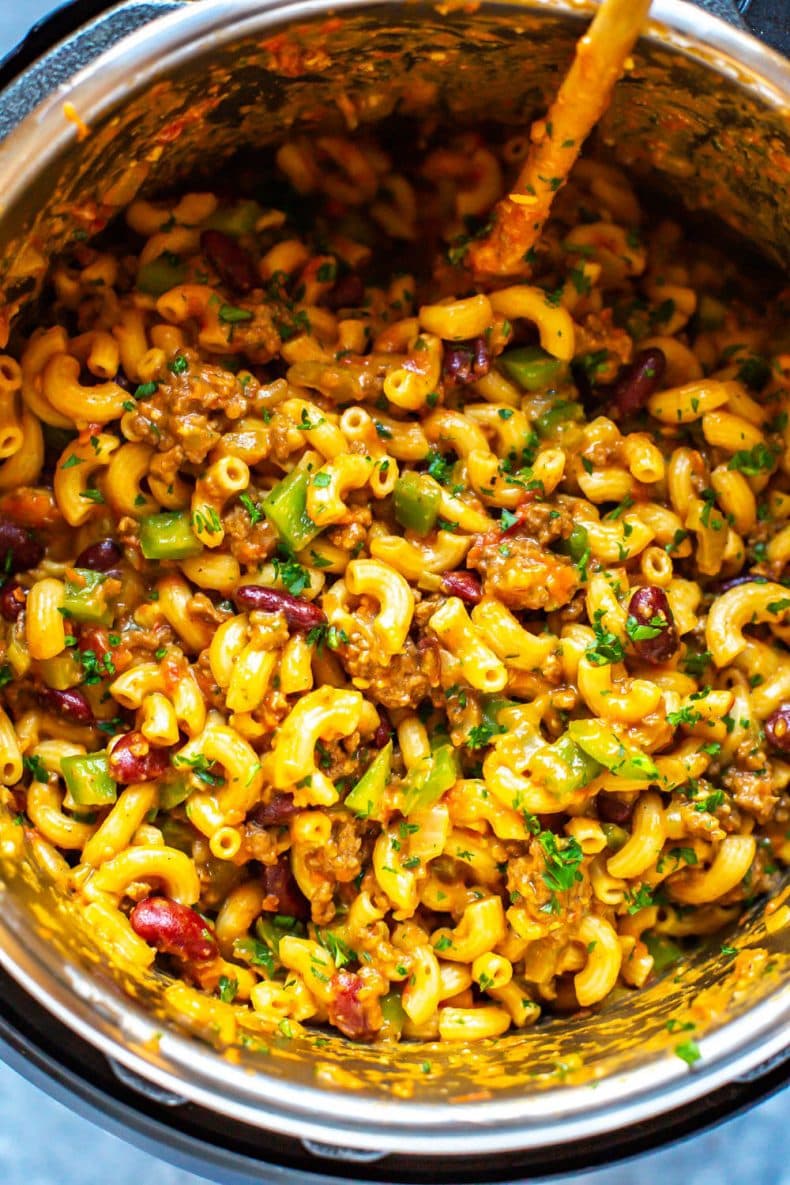 Instant Pot Chili Mac and Cheese