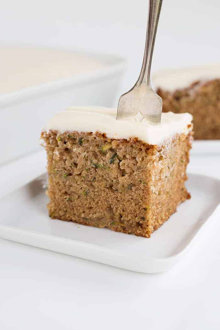 Receta de pastel de calabacín húmedo