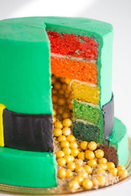 Torta cappello leprechaun facile