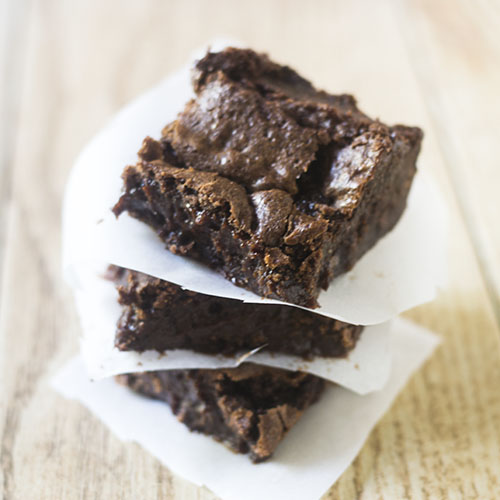 Brownies senza glutine Fudgy 