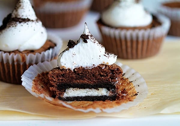 Cupcake di Brownie Oreo!