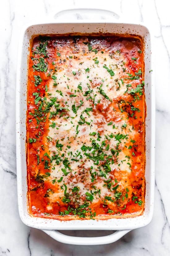 Parmigiano di melanzane più leggero