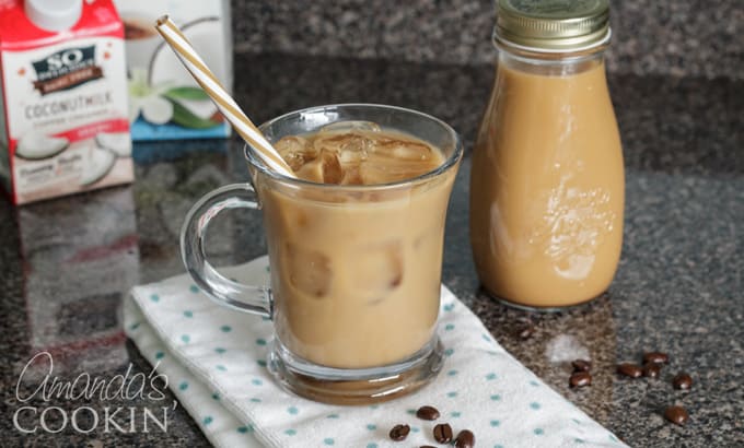 Como hacer café helado de vainilla en casa