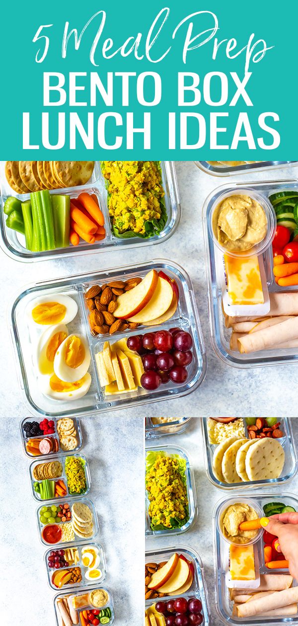 Queste ricette salutari per il pranzo al bento sono perfette per il ritorno a scuola e sono l'equivalente dei pranzi per adulti! Prova pizza, tacchino e hummus, uova e formaggio e molto altro! #bentolunch #bentobox #mealprep #lunchideas #backtoschool