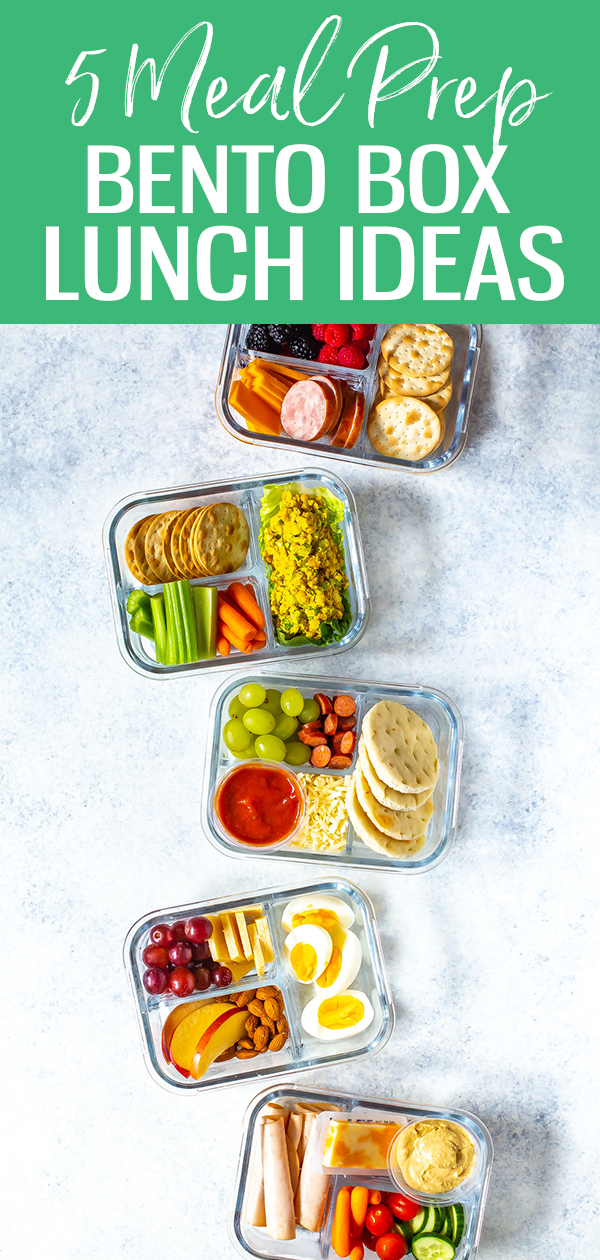 Queste ricette salutari per il pranzo al bento sono perfette per il ritorno a scuola e sono l'equivalente dei pranzi per adulti! Prova pizza, tacchino e hummus, uova e formaggio e molto altro! #bentolunch #bentobox #mealprep #lunchideas #backtoschool