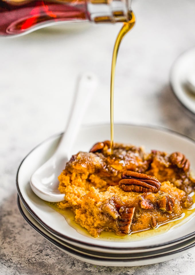 Cazuela de batata con nueces