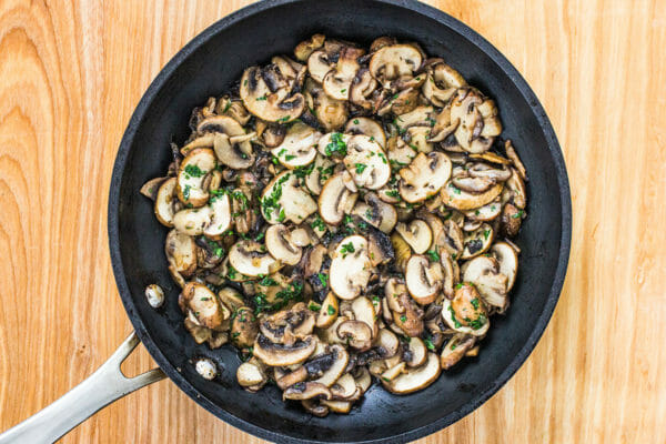 Ricetta funghi con toast