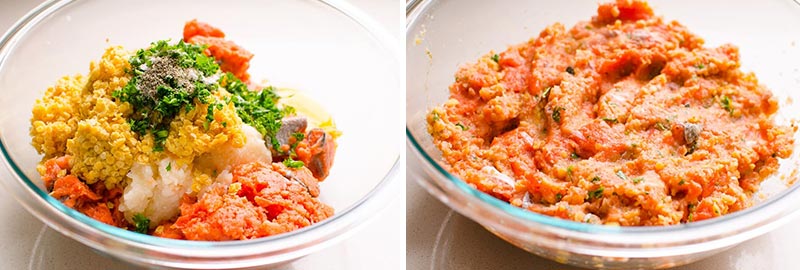 come preparare hamburger di salmone