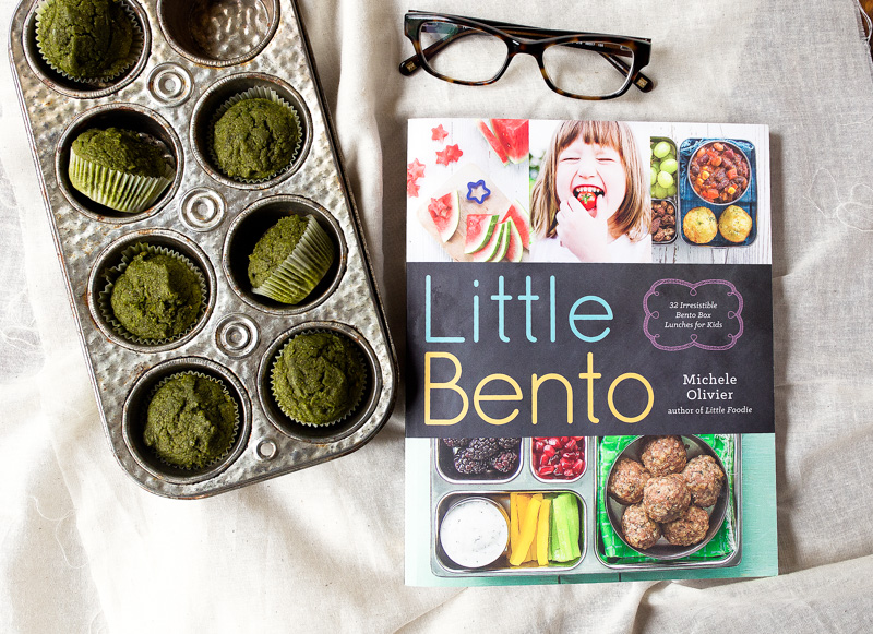 Muffin verdi sani con spinaci per i bambini