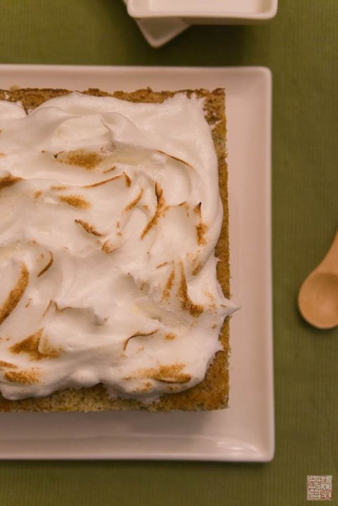 Torta alla banana con caramello al frutto della passione